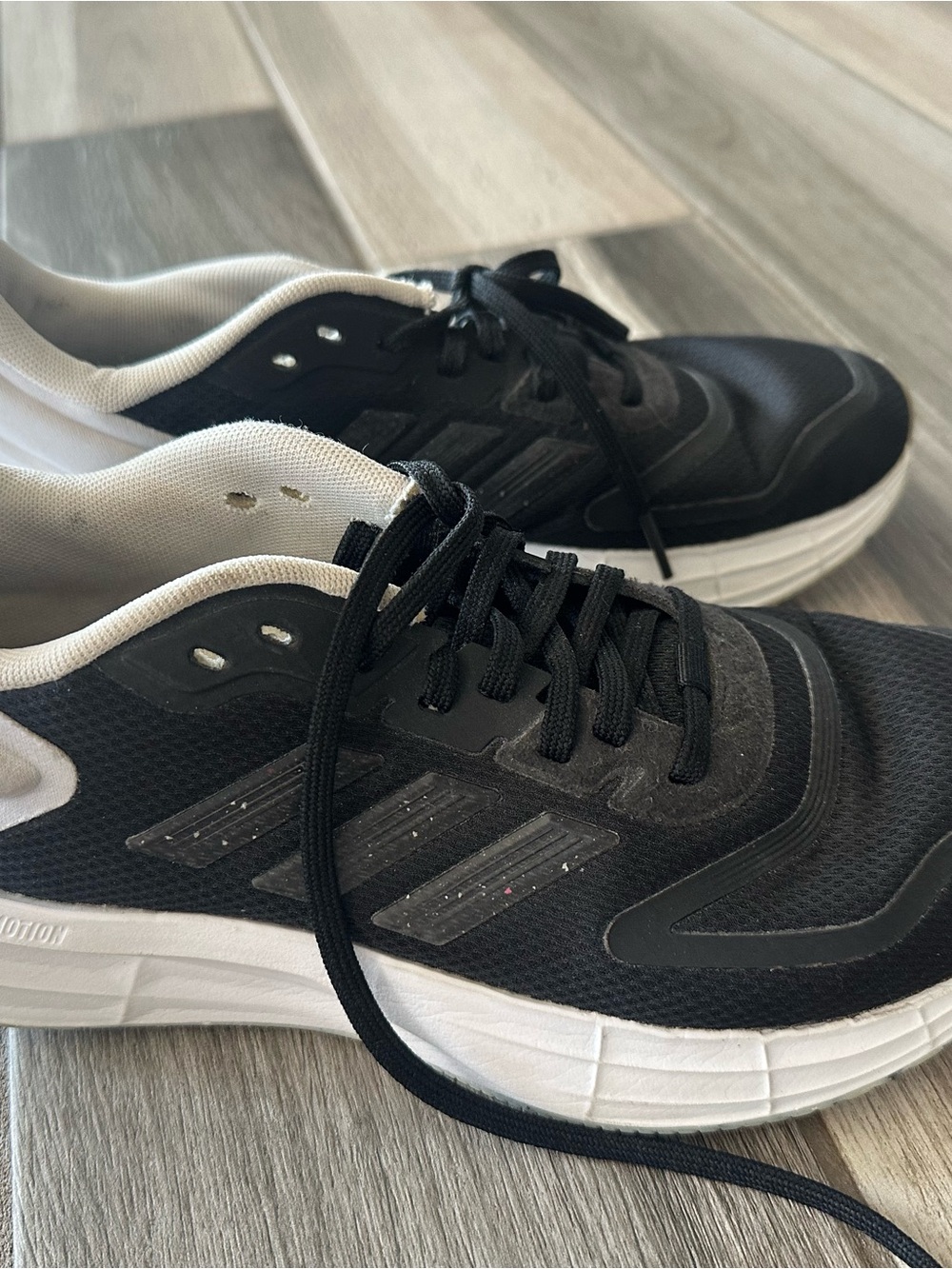 Asics Black Volleyball Shoes with White Sole